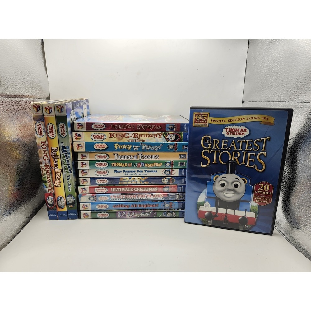 Thomas The Train DVDs 2000s Thomas & Friends Movie Collection LOT OF 15